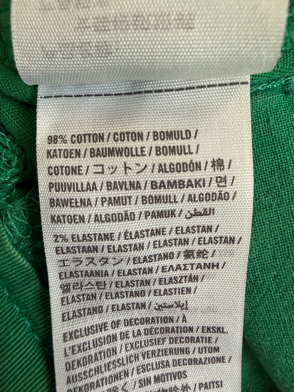 Abercrombie & Fitch Emerald Green Low Rise Cotton Shorts - Picture 6 of 6